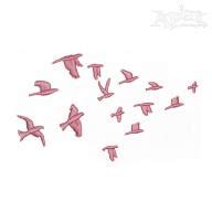 Flying Hummingbird Embroidery Design | Apex Embroidery Designs, Monogram Fonts & Alphabets