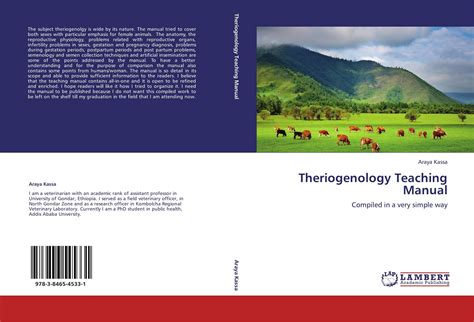 Theriogenology Teaching Manual, 978-3-8465-4533-1, 3846545333 ...