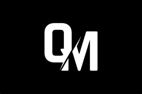 Monogram QM Logo Design Graphic by Greenlines Studios · Creative Fabrica