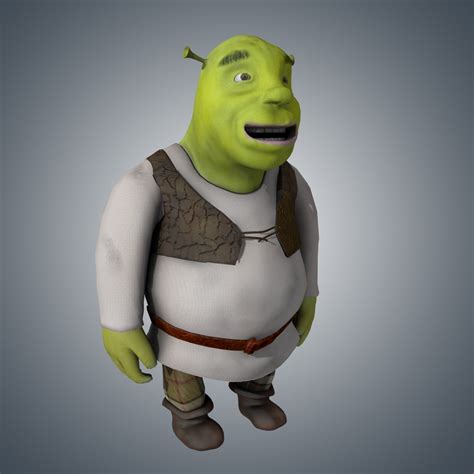 shrek 3d model