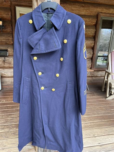 Vintage Culver Academy ROTC Uniform Dress Overcoat Wo… - Gem