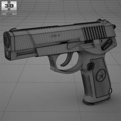 QSZ-92 3D model - Weapon on Hum3D