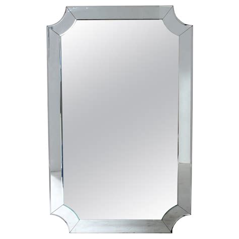 Clean Lined Elegant Mirror For Sale at 1stDibs | lined mirror