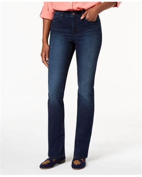 Charter Club Lexington Straight-leg Jeans, Created For Macy's in Blue | Lyst