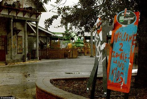 'Welcome to Zombieland': Haunting new images reveal theme park ...