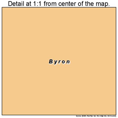 Byron California Street Map 0609346