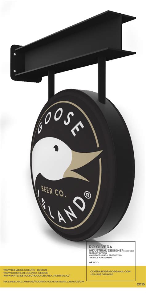 GOOSE ISLAND BEER COMPANY ILLUMINATED SIGNS | Behance