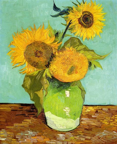 Sunflowers by Vincent Van Gogh, 1888 » Ciel Bleu Media