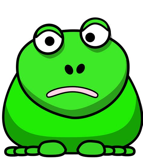 Clipart - Cartoon Frog