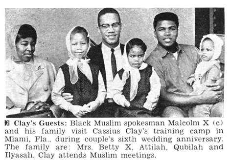 Malcolm X and Family Visit Cassius Clay at Training Camp - Jet Magazine, February 13, 1964 ...