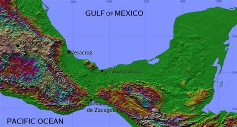 Isthmus of Tehuantepec • Mapsof.net