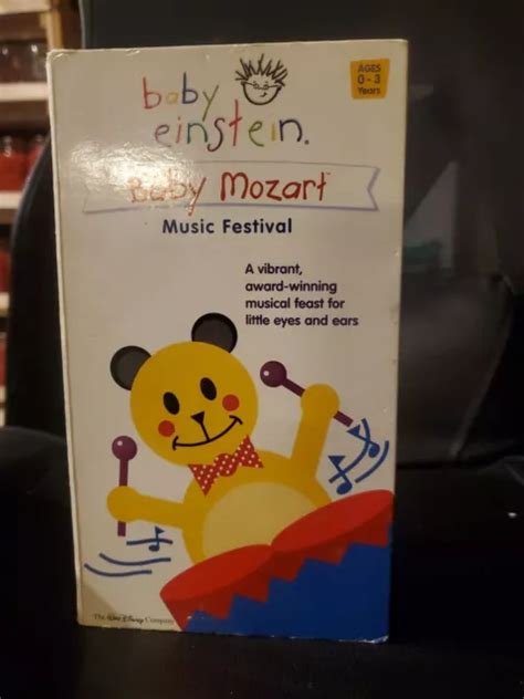 BABY EINSTEIN BABY Mozart Music Festival VHS Tape 1998 Tested Disney EUR 11,49 - PicClick IT