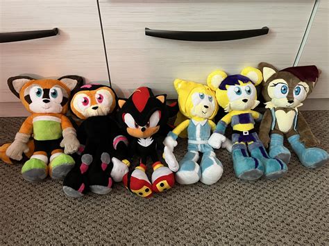 My custom, hand made plushies + GE Shadow : r/SonicTheHedgehog