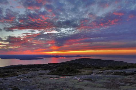 Cadillac Mountain Sunrise 2 Photograph by Stephen Vecchiotti