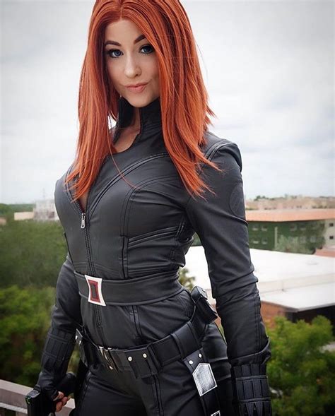 #blackwidow cosplay by @haus_play !! #blackwidowcosplay #marvelcosplay #marvelcomics #redhair # ...