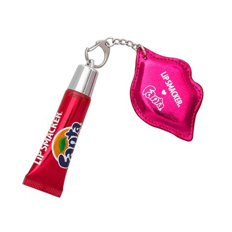 Lip Smacker Fanta Stawberry Refresh Lip Gloss with Keychain - Walmart.com - Walmart.com