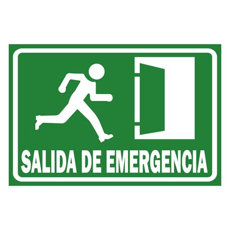 Letrero Salida De Emergencia