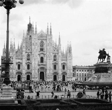 Milan, Italy in black and white #travel | Milan duomo, Duomo, Milan