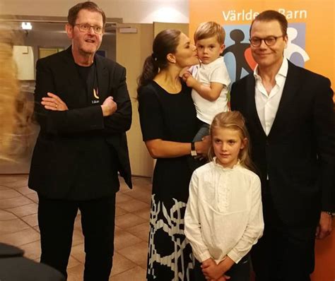 Crown Princess Victoria and her family attended the Världens Barn Concert