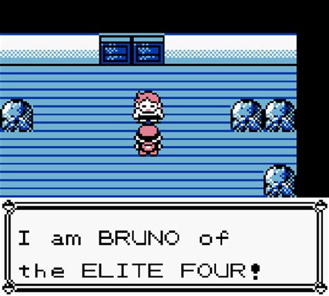 Elite Four: Bruno - Pokémon League - Walkthrough - Pokémon Red Blue ...