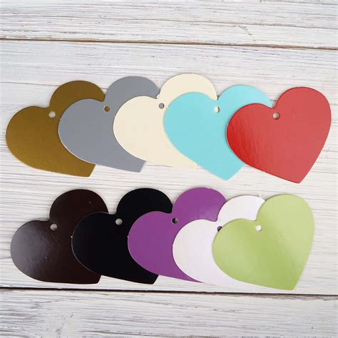 Set of 100 | Printable Heart Shape Wedding Favor Gift Tags | eFavorMart