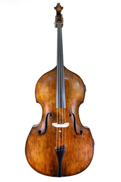 English Double Bass by William Calow, Nottingham circa 1870 – The Contrabass Shoppe