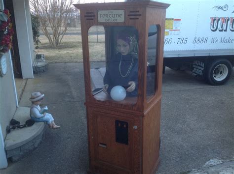 Vintage Coin Operated Arcade Fortune Teller Machine « Obnoxious Antiques