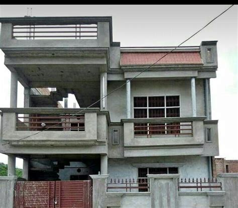 Indian House Front Balcony Design Furnished - Architecture Home Decor