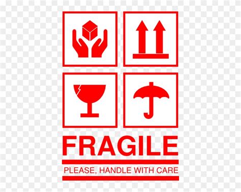 Fragile Sticker - Free Transparent PNG Clipart Images Download