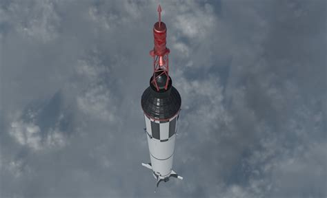 3D model Mercury Redstone Rocket VR / AR / low-poly animated | CGTrader