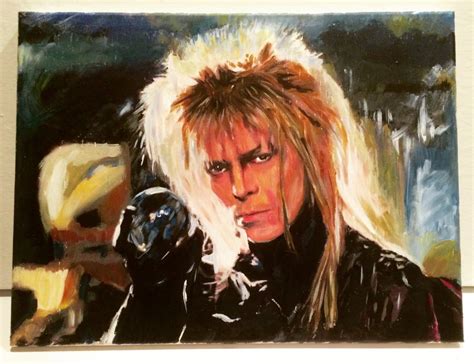 WHACK WAM BAM — David Bowie LABYRINTH Acrylic Painting on...