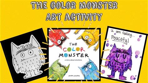 Color Monster Book Companion, Visual Craft And Recipe, And STEM Activity | ubicaciondepersonas ...