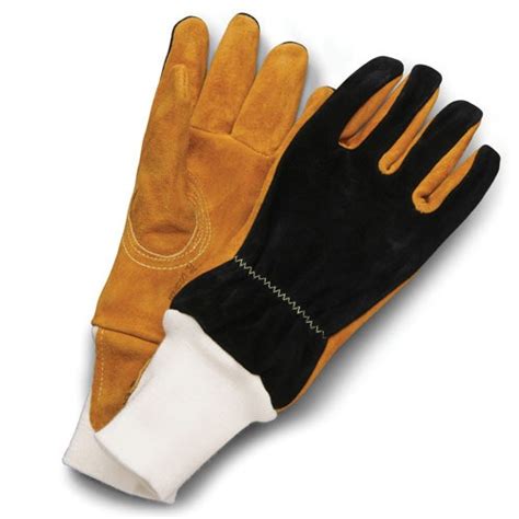 Split Leather Fire Fighting Gloves Firefighter Protection MX-621 - Mark X Leather