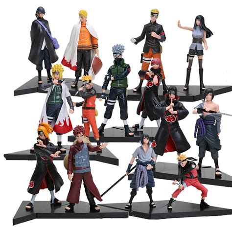 New 2pcs/set PVC japanese anime figures naruto Dolls Uchiha Sasuke ...