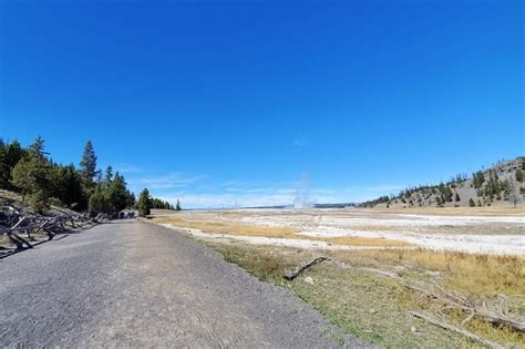 Grand Prismatic Spring overlook hike is the best way to see colorful hot springs in Yellowstone ...