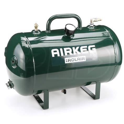 Rolair AIRKEGPLUS 10-Gallon Portable Steel Auxiliary Air Tank