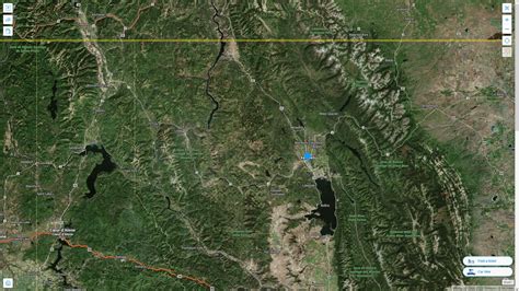 Kalispell Montana Map - United States