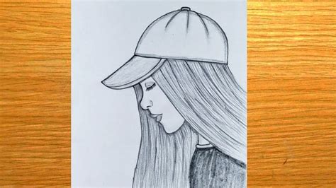 How to Draw a Simple Girl with a Cap