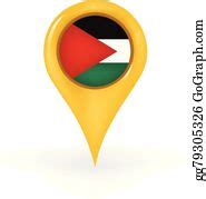 Palestine Map Vector Clip Art - Royalty Free - GoGraph