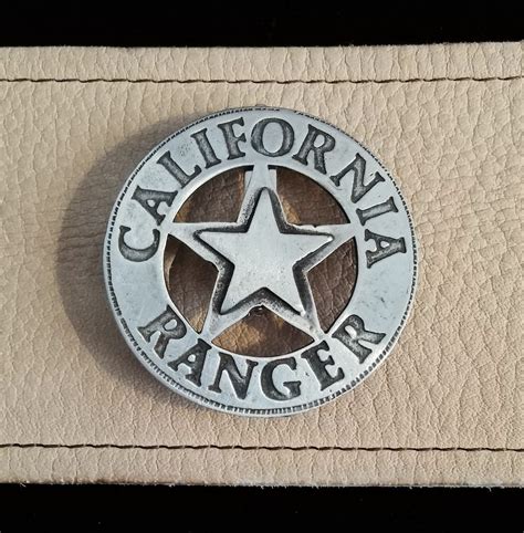 California Ranger Badge made in the USA - Etsy