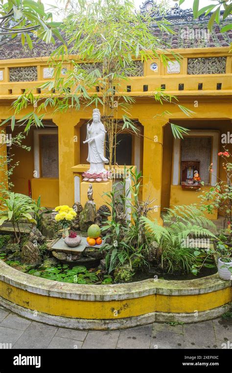 oi An, Vietnam - 8 Feb, 2024: Interior of the Quan Cong Temple. Hoi An ...