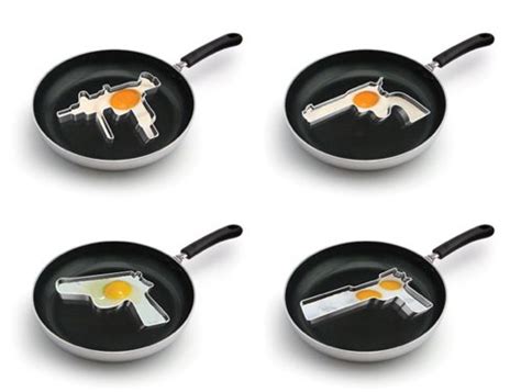 Gun Egg Fryers, Cook Your Eggs in the Shape of Gun