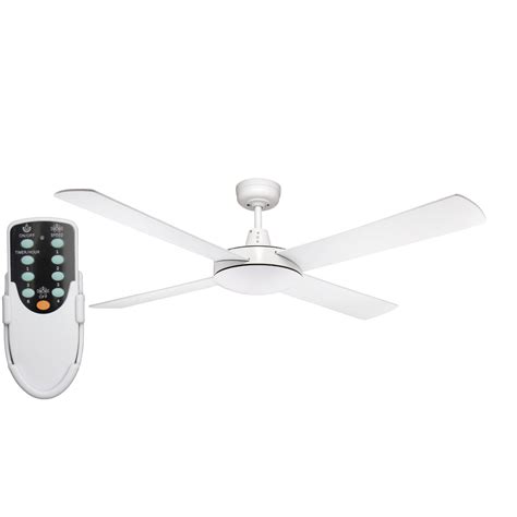 Genesis 52 Inch Ceiling Fan White + Remote | Ceiling Fan Bargains