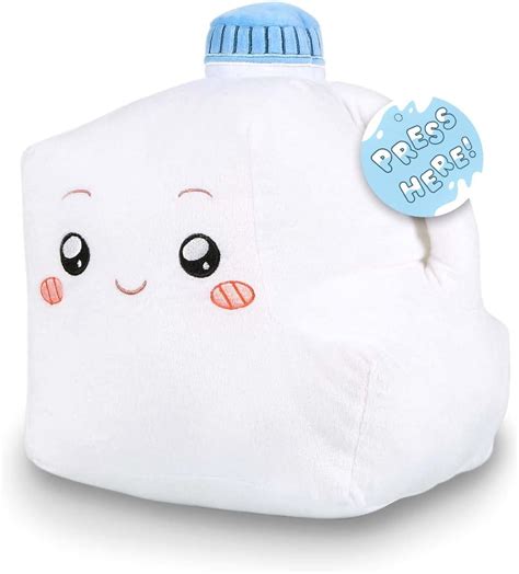 LankyBox Official Merch - Milky Plush Toy with Singing Voice Box - Milky Lanky Box Plushy ...