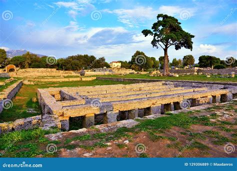 Capaccio paestum italy stock image. Image of temple - 129306889