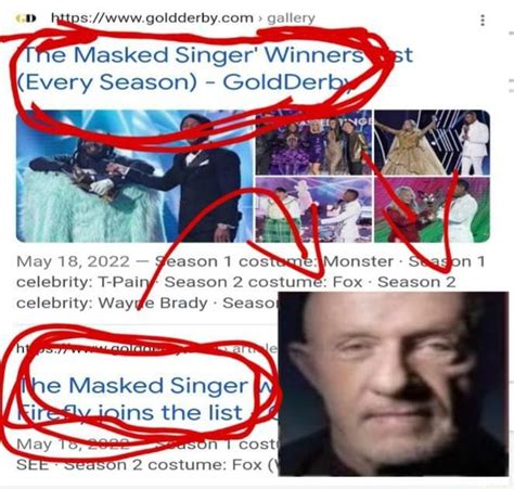 Gallery The Masked Singer' Winners (Every Season) - GoldDer May 18, 2022 Jeason 1 costsgeWonster ...