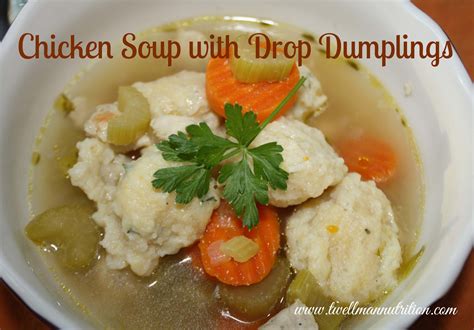 Chicken Soup with Drop Dumplings