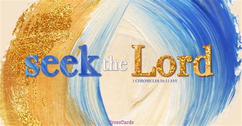 Seek the Lord - Inspirations