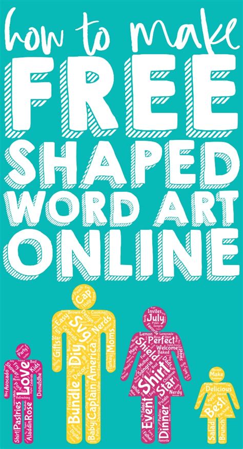 How to Make Free Word Art Online in Fun Shapes - The Love Nerds