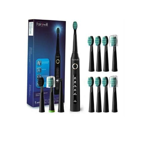 5 Modes Electric Toothbrush Rechargeable Timer Soft Brush Clean ...